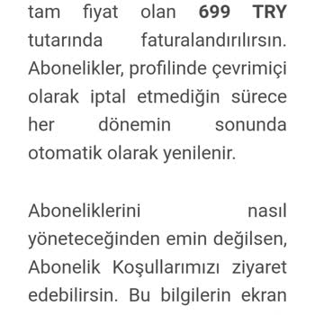 Betterme Bilgim Dışında Abonelik Ücreti Alındı