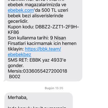 ebebek İade Tutarımın Yansıtılmamasına Dair Endişem