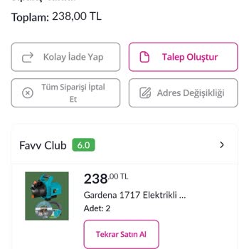 Pazarama Satıştaki Ürününün Tedarik Edilemediği Belirtilerek İptal Edilmesi