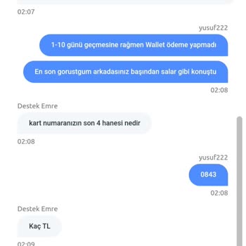İtemci Yetersiz HİZMET-ÜCRET İadesinde SORUN-YANILTICI Bilgi