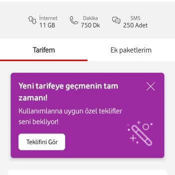 Vodafone % 350 Zam