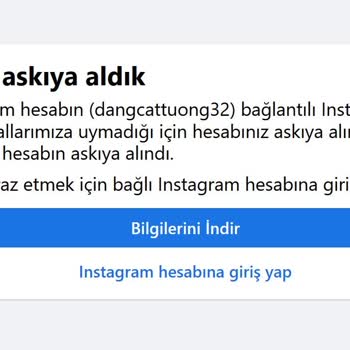 Facebook Hesap Askıya Alındı