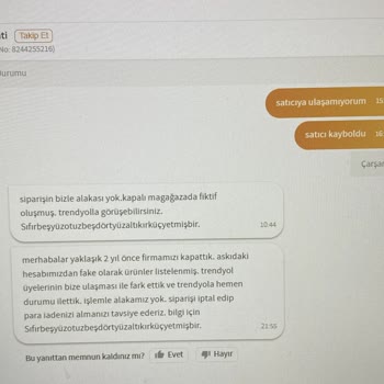 Trendyol Fake Satıcı Fake Ürün!