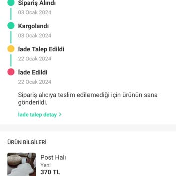 Dolap Uygulaması Ve Trendyol Express Kargo Ürünüme El Koydu