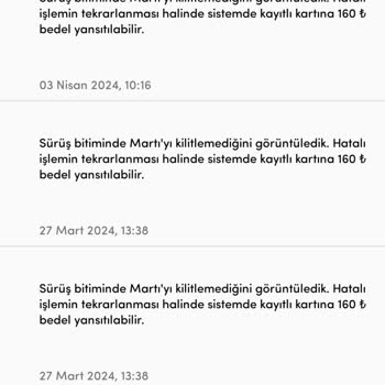 Martı Scooter Hesabımdan İllegal Para Çekti!