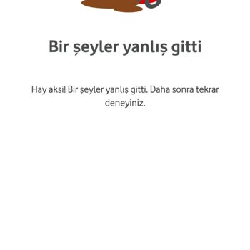 Vodafone Çark Çevirme Hatası