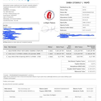 İncehesap.com Siparişindeki Usulsüzlükler