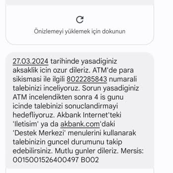 Akbank ATM Para Sıkışması