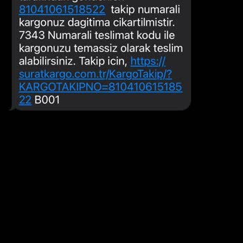 Sürat Kargo 2. Kata Çıkmıyor