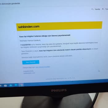 Sahibinden Yanlışlık Olduğunda Ücreti İade Etmemeniz Size Yakışıyor Mu?