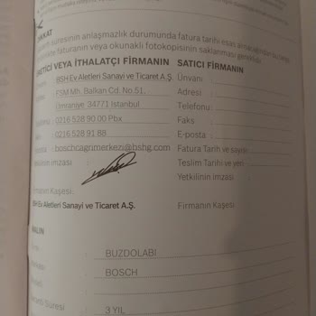 Bosch No-frost Buzdolabında Buzlanma Sorunu