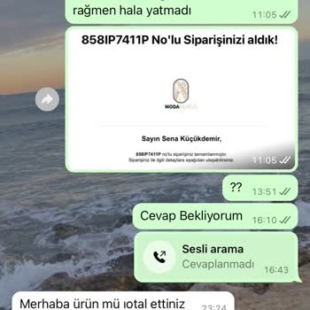 Moda Nurgül Tehdit Ve Hakaret İçerikli Mesaj