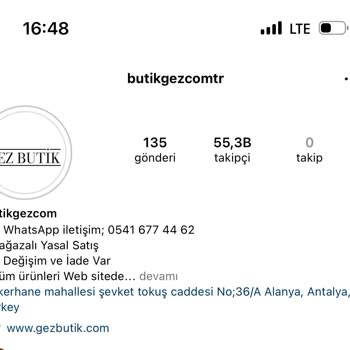 Gez Butik Ödeme Aldı Sipariş Yok