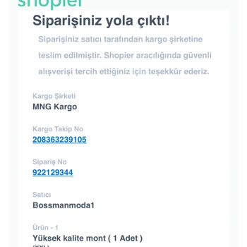 Bossmanmoda Malının Arkasında Durmayan Satıcı!