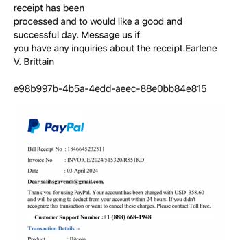 PayPal Bitcoin Mail Gönderimi