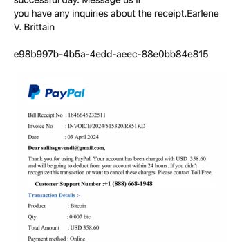 PayPal Bitcoin Mail Gönderimi