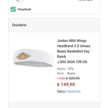 Fashfed Olmayan Ürünü Satıp İptal Etti