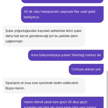 Getir Yemek Teslim Edildi Deyip Teslim Edilmeyen Yemek