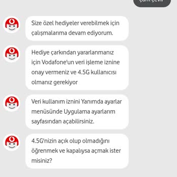 Vodafone Hediye Çarkı Sorunu