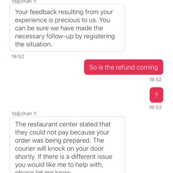 Yemeksepeti Üst Üste Yalan Söylendi Burgerim Asla Gelmedi!