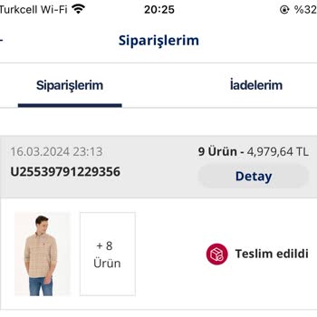 U. S. Polo Assn. İnternet Alışverişinde İade De Eksik Ödeme Yapıldı.