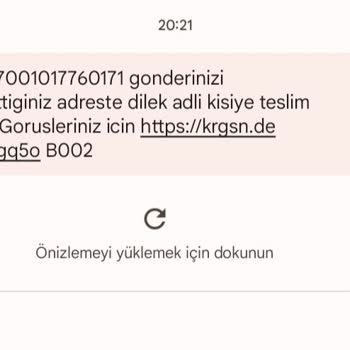 KARGOMsende Ürünüm Teslim Edildi Görünüyor Ancak Teslim Almadım