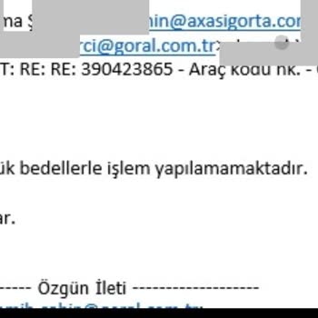 Axa Sigorta'nın Haksız Aldığı Bedelli İade Etmemesi