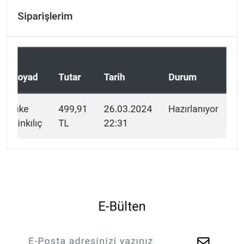 Eka Look Kargom Teslim Edilmedi