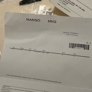 Mango Yanlış Ürün Gönderdi Beni Mağdur Etti