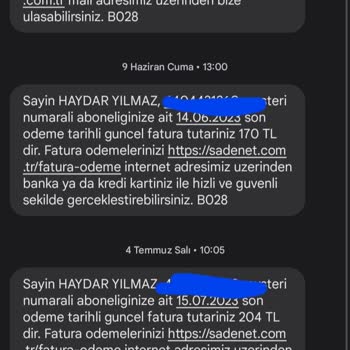 Sadenet İnternetin Sabit Fiyat Garantisi Yalanı