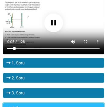 Milli Eğitim Bakanlığı (MEB) Dört Dörtlük AYT Fizik