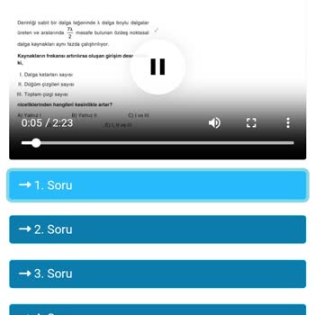 Milli Eğitim Bakanlığı (MEB) Dört Dörtlük AYT Fizik