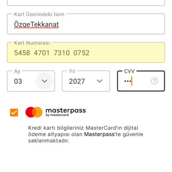 Masterpass Bu Kullanıcı Numarası Zaten Mevcut Hatası