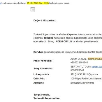 Turkcell Superonline İlgisiz İnsanlara Fatura Ödeme Bilgisi Gönderiyor