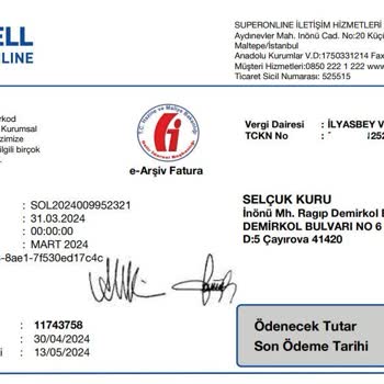 Turkcell Superonline İlgisiz İnsanlara Fatura Ödeme Bilgisi Gönderiyor