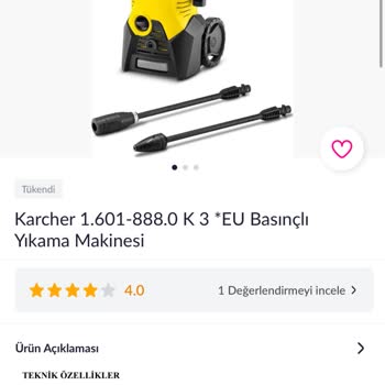 Karcher K3 Araç Yikama Makinesi