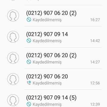 Turkcell Sıkça Tekrarlanan İstenmeyen Aramalar