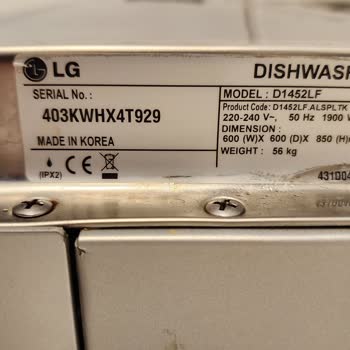 LG Bulaşık Makinesi Sepet Paslanması Ve Arızalar