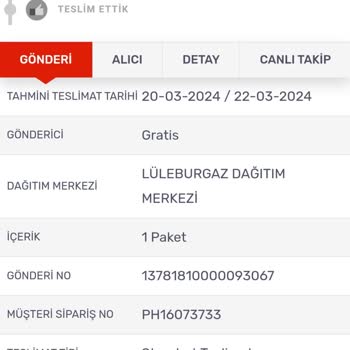 Kargomsende Firması Teslimat Sorunu