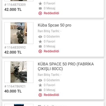 Sahibinden Kuba Space 50 Pro