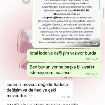 Bbeox Elbise Sorunları Ve İade Problemi