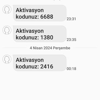 0850 701 01 42 Aktivasyon Kodu Gönderimi