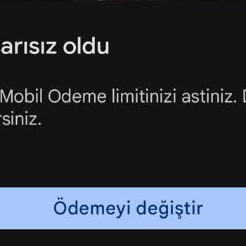 Vodafone Mobil Ödeme Hatası