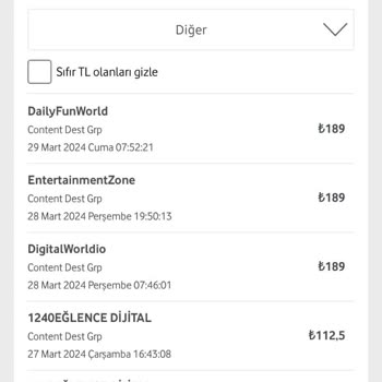 Vodafone Mobil Onayımı Almadan Mobil Ödeme Çıkartmaları.!