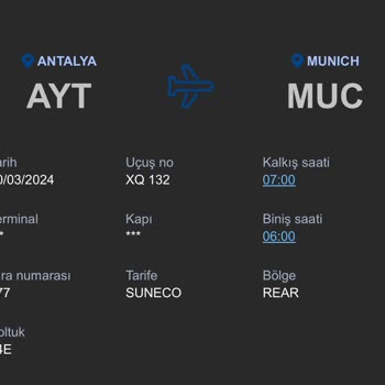 SunExpress Hava Yolları Münih'te Bavul Çalınması