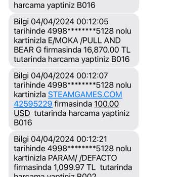 iyzico Bershka Şüpheli İşlem Kart Çekimi