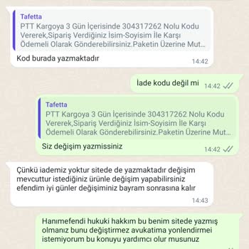 Tafetta Still Tafetta Giyim Şikayet