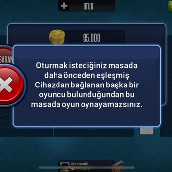 Zynga Eşleşmiş Cihaza Ait Hesaplarla Oynayamamak