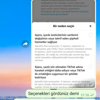 Creative Trt Ayrılma İşleminin Reddedilmesi Üzerine Şikayet