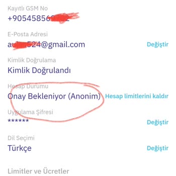 Oldubil Hesap Onayı Onaylanmadı 4 Gündür Olmuyor